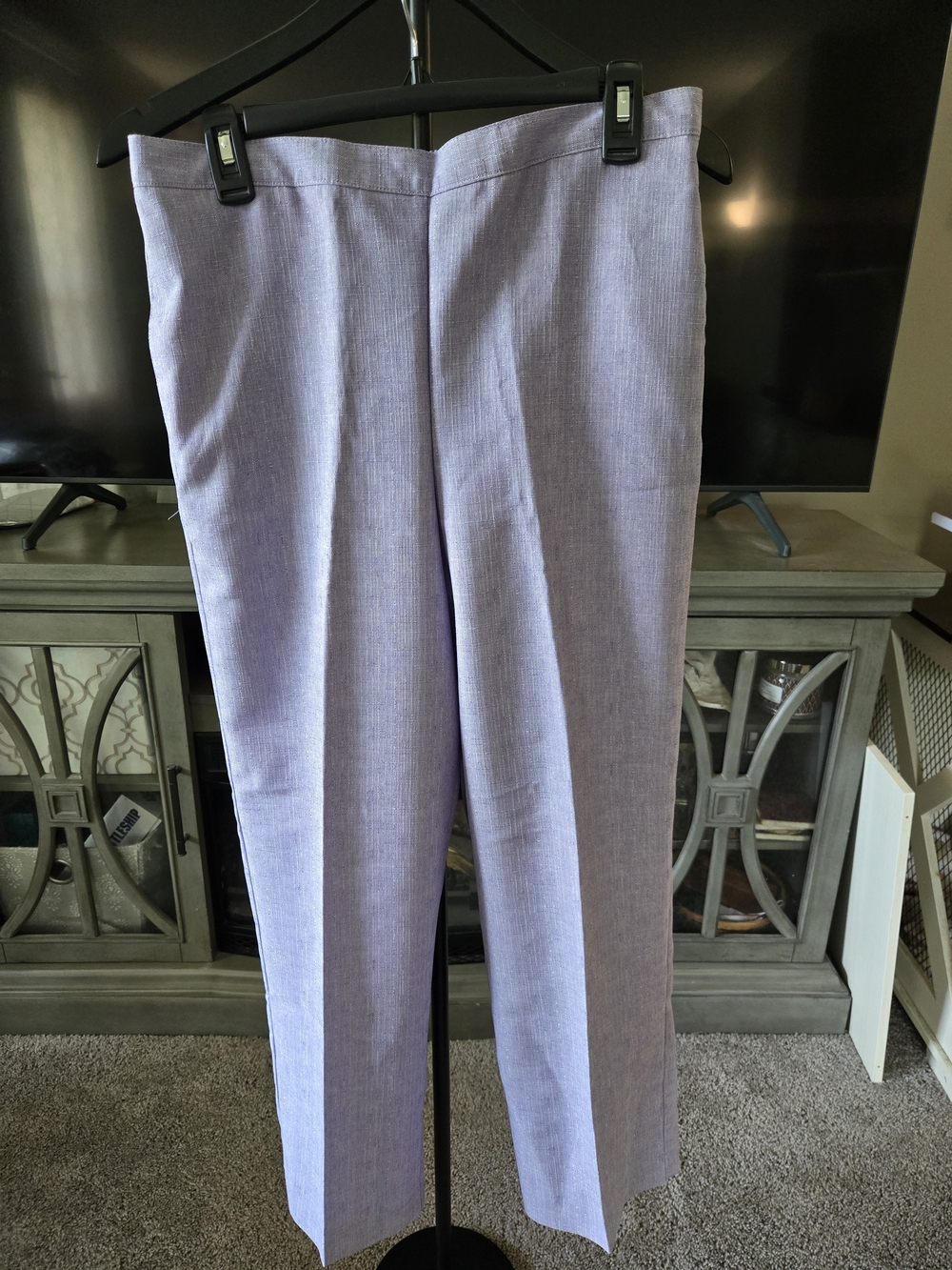 NWT Alfred Dunner Lavender Straight Women's Dress Pants